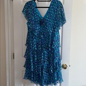 hobbs blue dress sale